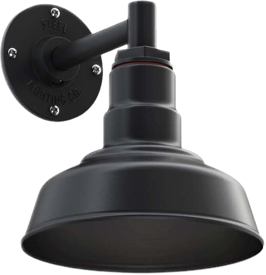 Hawthorne Color Matte Black Interior Color Matte Black with a 6" Straight Arm