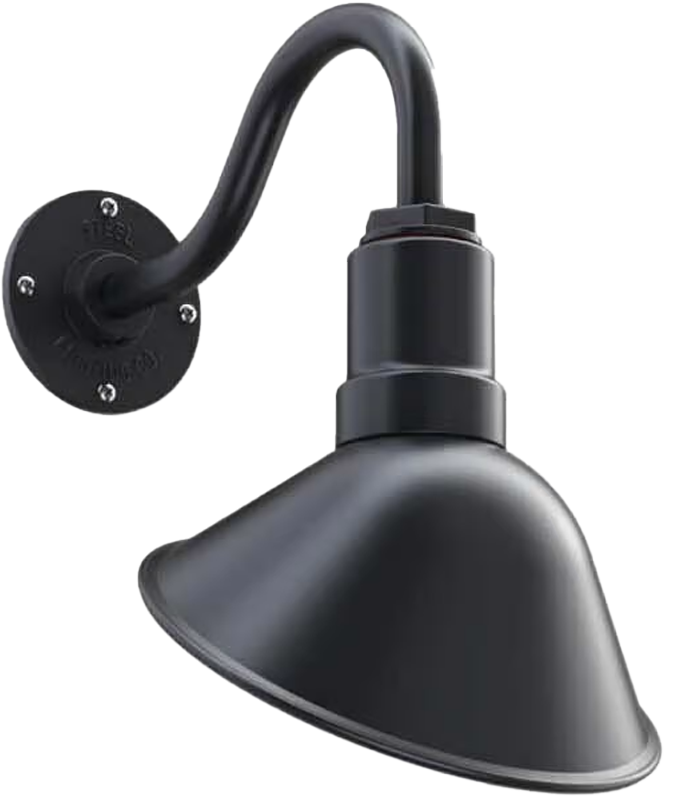 Venice Color Matte Black Interior Color Matte Black with a 11" Gooseneck
