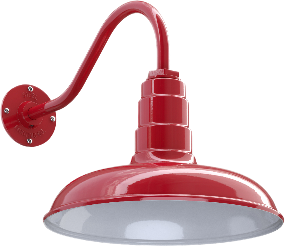Topanga Color Red Interior Color White with a 16" Gooseneck