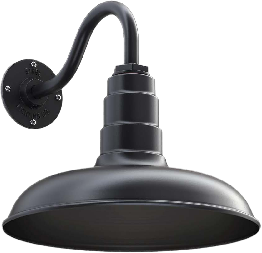 Topanga Color Matte Black Interior Color Matte Black with a 11" Gooseneck
