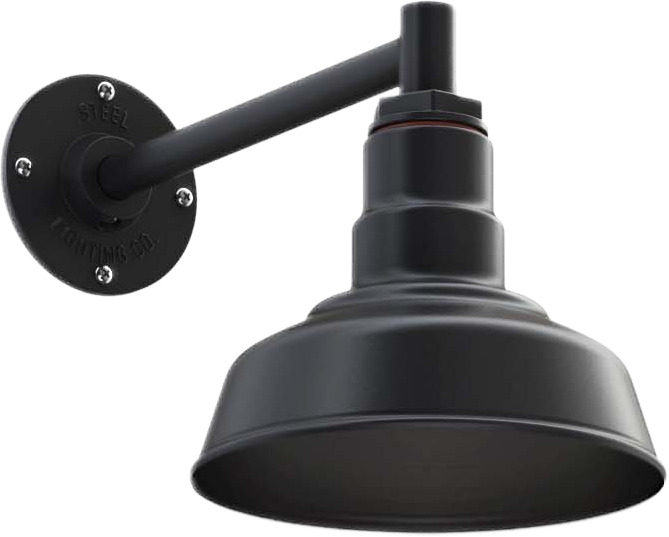 Hawthorne Color Matte Black Interior Color Matte Black with a 11" Straight Arm