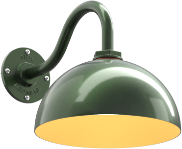 Hunter Green | Brass | 11-gooseneck