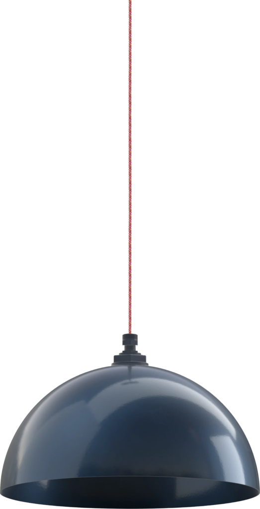 Beverly Color Gray Blue Interior Color Gray Blue with a 4 ft Sprinkles Cloth Cord