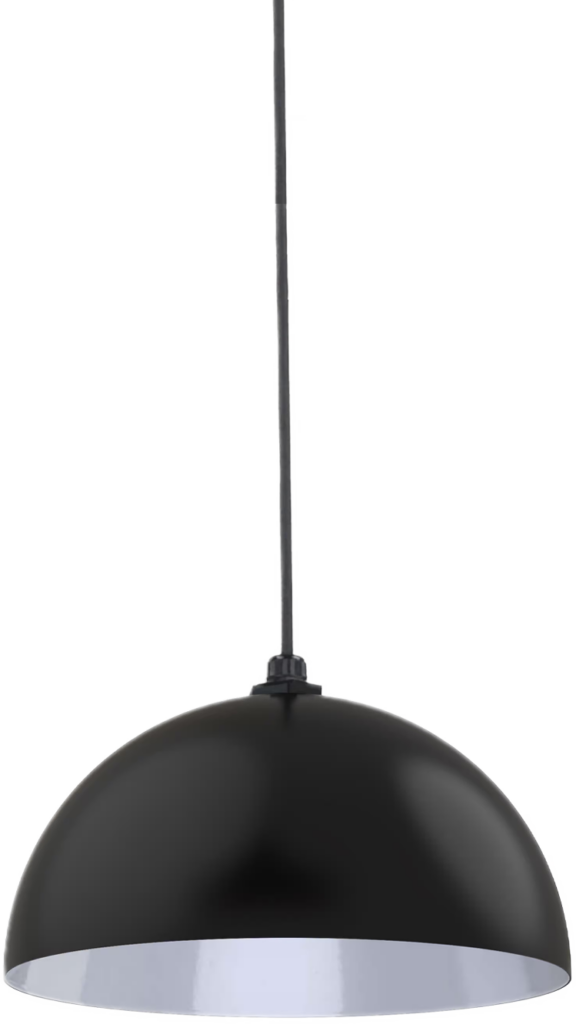 Brentwood Color Matte Black Interior Color White with a 4 ft Black Cord
