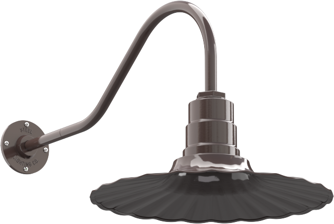 Highland Park Color Dark Bronze Interior Color Dark Bronze with a 23" Gooseneck