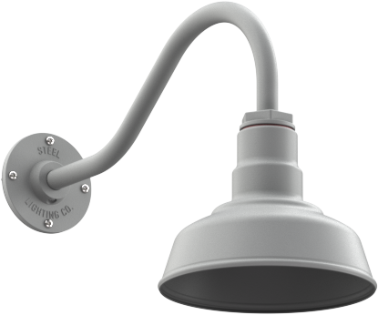 Hawthorne Color Modern Gray Interior Color Modern Gray with a 16" Gooseneck