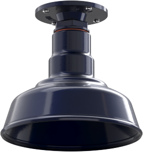 Inglewood Color Navy Blue Interior Color Navy Blue with a Flush Mount