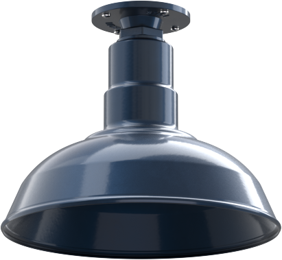 El Segundo Color Gray Blue Interior Color Gray Blue with a Flush Mount