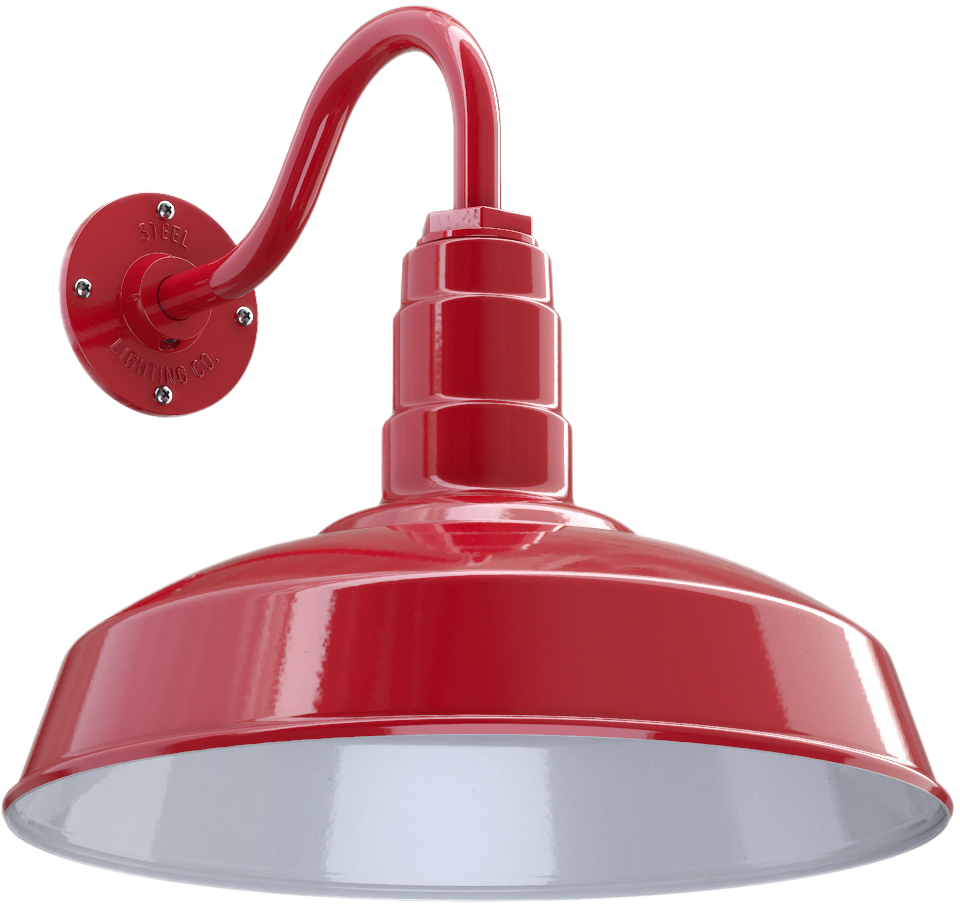 Gardena Color Red Interior Color White with a 11" Gooseneck