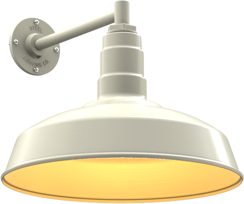 Gardena Color Cream Interior Color Brass with a 11" Straight Arm