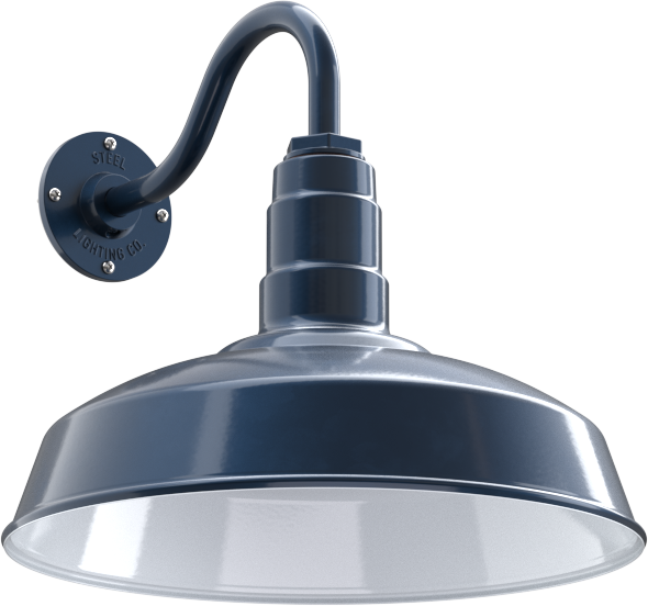 Gardena Color Gray Blue Interior Color White with a 11" Gooseneck